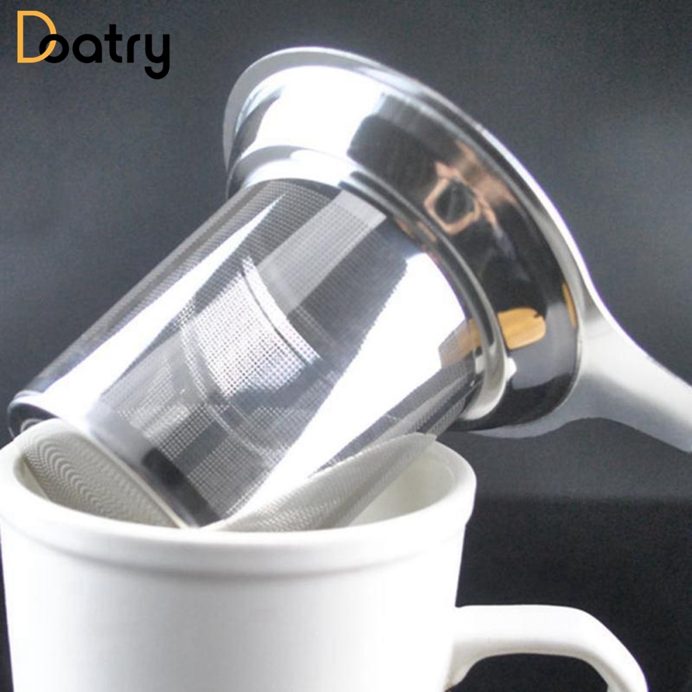 Doatry Mesh  Ա      η ƿ 罺 Ƽ  ̽  Drinkware Kitchen Accessories/Doatry Mesh Tea Infuser Reusable Tea Strainer Teapot St